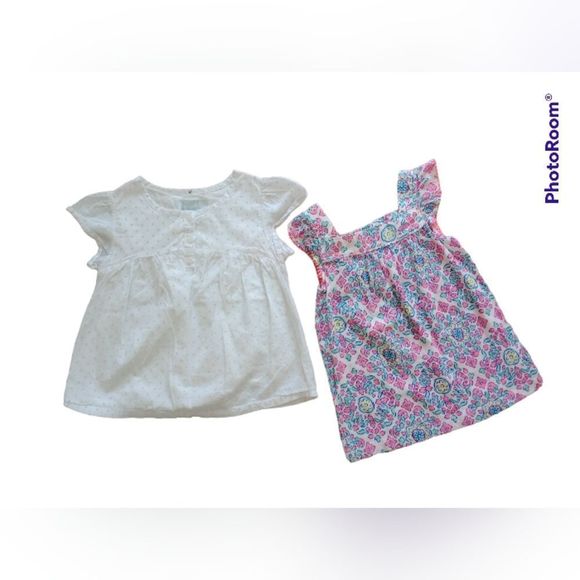 Bundle of 2 little girl's blouses size 6/6x - Picture 1 of 11